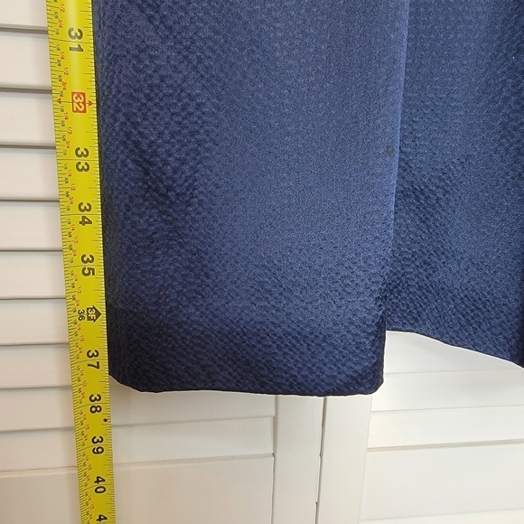 MARC BY MARC JACOBS Pollyanna Silk Dress Navy Blue Sz 4 Ruffle‎ A Line Y2K Party - Picture 16 of 16